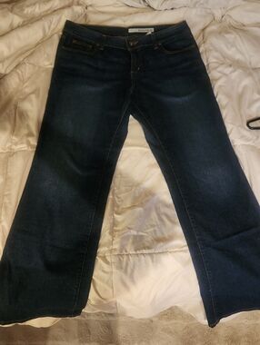 Dkny Dark Blue Flare Jeans